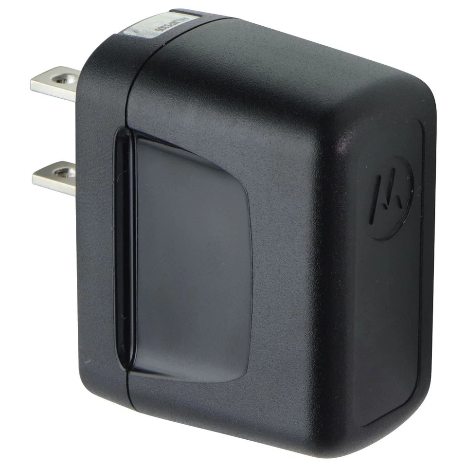Motorola (5.1V/850mA) Single USB Wall Charger Travel Adapter - Black (SPN5504A) - Image 2 of 4