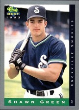 Shawn Green #72 1993 Classic Best Knoxville Smokies