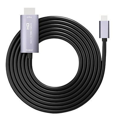 2M HDMI to TYPE-C HD Audio Video Capture Card Cable Game Live USB-C Adapter
