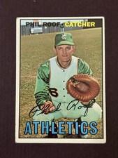 Phil Roof Vintage VERY GOOD 1967 Topps #129 Oakland Athletics Card