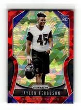 Jaylon Ferguson 2019 Panini Prizm #379 Rookie Baltimore Ravens Red Ice RC