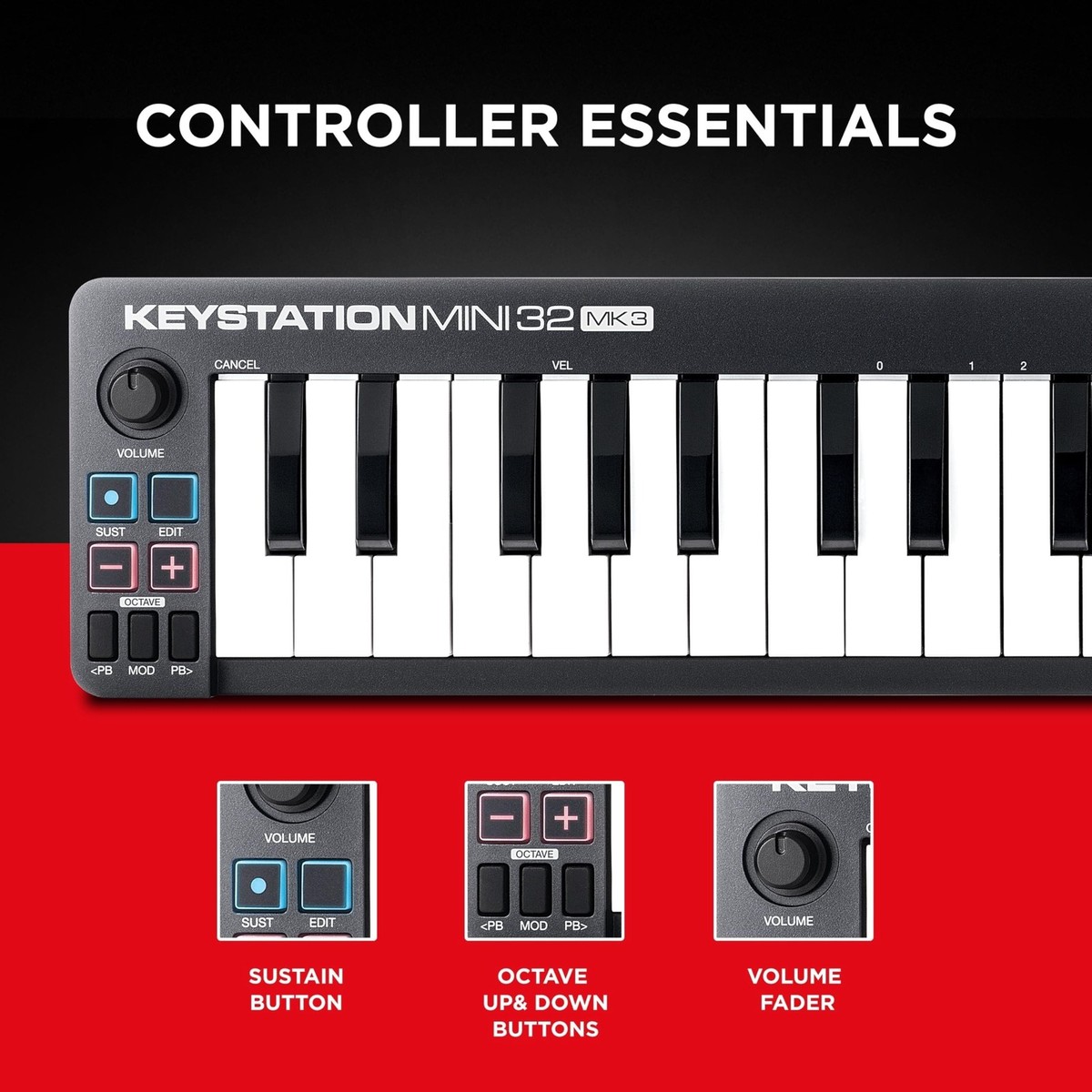 M-Audio, 32-Key Midi Controller, (KEYSTATION MINI MK3) 32 Keys | eBay