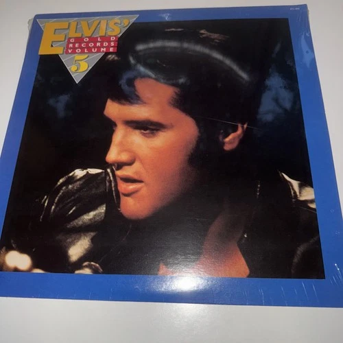 NOS Elvis’ Gold Records Volume 5 Vinyl LP 1984 RCA AFLI-4941 New Sealed Shrink