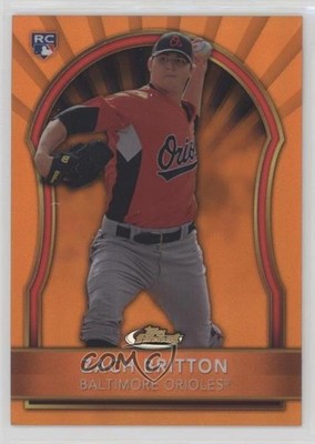 2011 Topps Finest Orange Refractor 83/99 Zach Britton #84 Rookie RC 0rd2