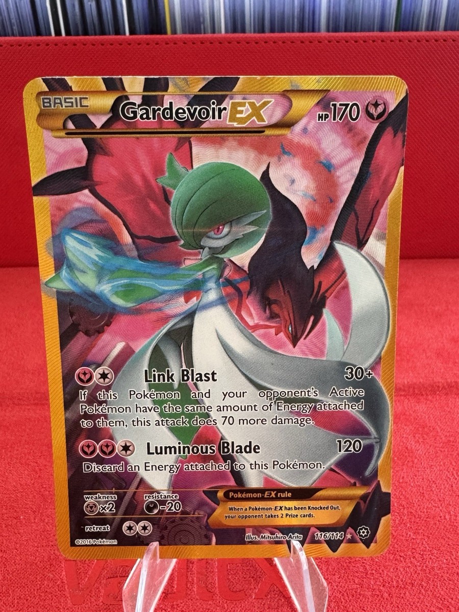Gardevoir EX 116/114 Steam Siege Full Art Secret Rare Gold