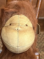 Vintage antique plush monkey stuffed animal Mohair Rare HTF 13"