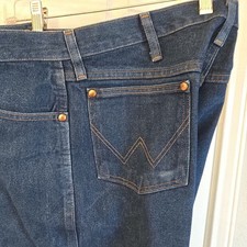 Vintage 90's Wrangler 36x34 13MWZ Men  s Jeans Heavy Starch Creased Exc Cond