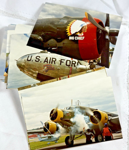 VTG 1980's-1990's Lot of Approx 350 Amateur Photos of Air Shows, Jets, Military
