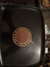 Vintage Levi Strauss Jeans Employee Presentation Inlaid Platter Serving Tray