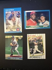 1987 1992 Fleer Ultra Ryne Sandberg Dave Parker League Leaders