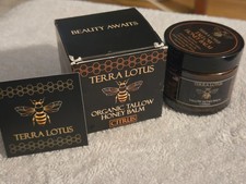 Terra Lotus Organic Tallow Honey Balm All Natural Moisturizer Citrus 2 oz Jar