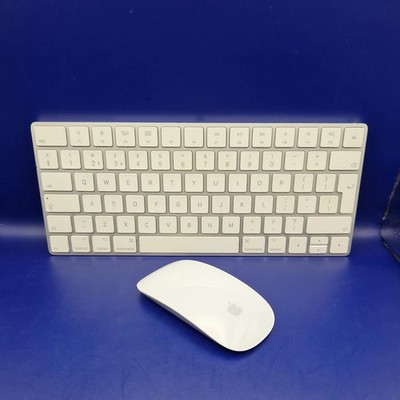 Original Apple Wireless Magic Keyboard UK Layout A1644 & Magic Mouse A1657 White