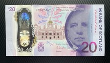 Bank Of Scotland 20 Pounds 2019 CU P-134a.Polymer Commemorative Issue