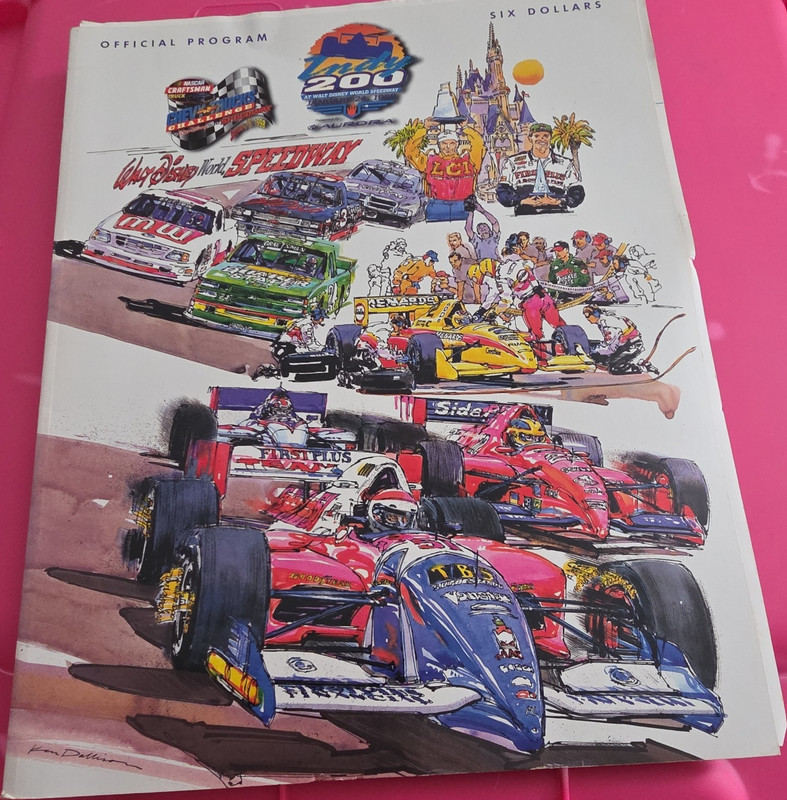 Walt Disney World Speedway 2000 Vintage Original Official Racing Program