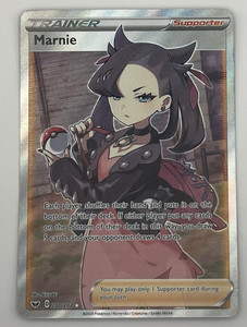 marnie pokemon rare card S4a 177/190 Holo 2020 MINT-Near MINT Japanese r547 Ultra Rare Card Type Marnie 208/202 Sword Shield Holo