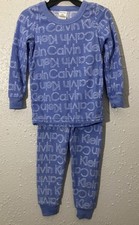 Calvin Klein Boys Blue Long Sleeve Shirt Pants Size 4 . New .
