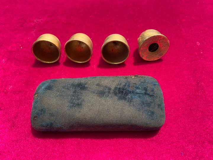 Antique Columbia Grafonola Needle Cups + (20)+Needles and Pad