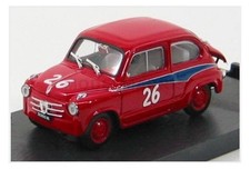 Brumm R304 Fiat - 600 Abarth 750 N 26 Mille Miglia 1956 D.Cogna - Red - 1/43
