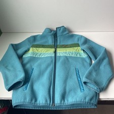 Cotopaxi Fleece Jacket Youth M Green/Teal/Blue Full Zip