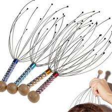 2x Octopus Head Massager   Relaxing Scalp Tingler, Stress  Sleep Aid