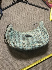 Petunia Pickle Bottom Large Blue Paisley Shoulder Diaper Bag Adjustable Strap