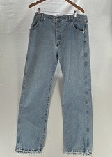 80s Rustler Denim Jeans Faded Distressed Workwear Thrashed