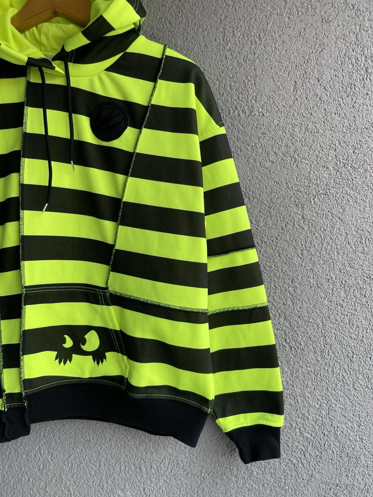 Alexander McQueen rara felpa con cappuccio uomo multicolore taglia M