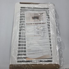Floor Vent 6 x 10 Inch Adjustable Heavy Duty White Wall Floor Registro Howeall