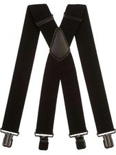 NEW - Men's XXL fully Adjustable Clip on Braces Suspenders - 5cm wide