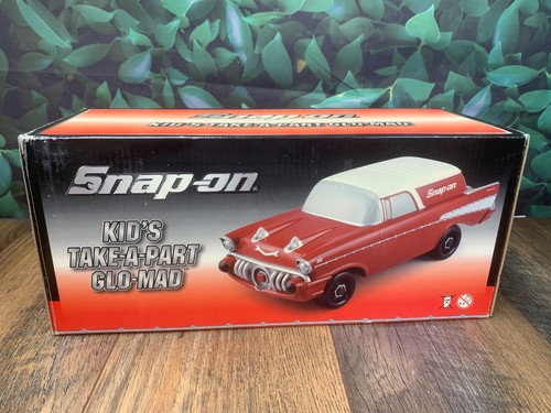 NEW IN BOX PLASTIC CROWN PREMIUMS SNAP-ON KID'S TAKE-A-PART GLO-MAD 57 CHEVY SS - Picture 6 of 16