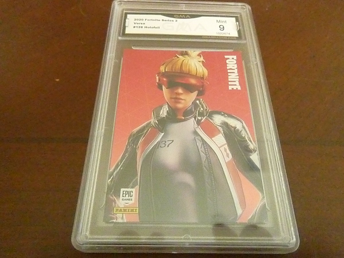 VERSA 2020 PANINI EPIC FORTNITE HOLOFOIL # 126 GRADED 9 L@@@K