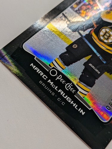 2022-23 O-Pee-Chee Marquee Rookie Marc McLaughlin #560 RC Black 083/100 Bruins - Picture 3 of 10