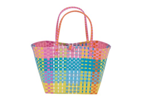 Markttasche medium oval bunt Overbeck And Friends Einkaufskorb Tasche Korb - 第 11/16 張圖片