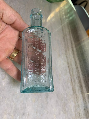 Antique Medicine Bottle Tooled Top Lip Gilbert Royal & Co Philadelphia PA ! - Picture 19 of 20