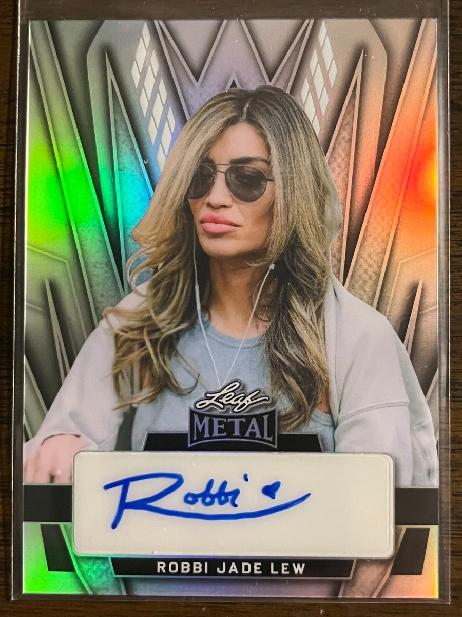 2025 Leaf Metal Poker #A-RJL Robbie Jade Lew AUTO AUTOGRAPH