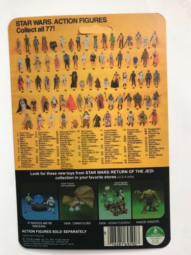 KENNER 1983 SQUID HEAD RESTORATION KIT ACTION FIGURE DISPLAY 77 BACK COLLECTION - Picture 2 of 2