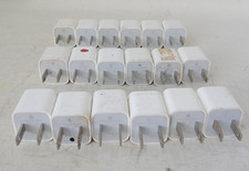 Lot 18 OEM Genuine Authentic Apple Cube A1385 A1265 5V Wall Charger Fair Condit.