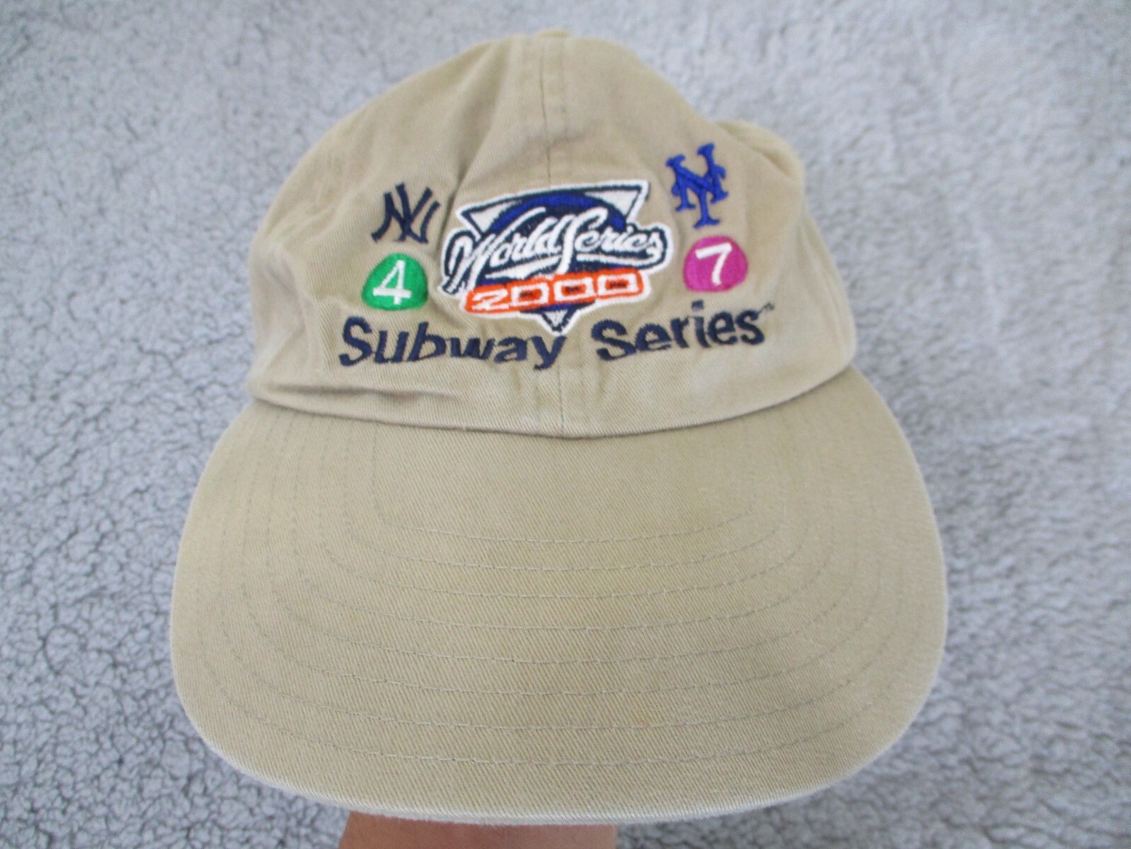 Vintage 2000 World Series Hat Yankees vs Mets New Era New York MLB Y2K