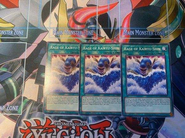 Yu-Gi-Oh! Rage of Kairyu-Shin LED9-EN027 Common 1st Edition English NM Playset