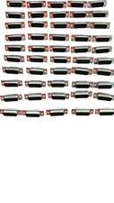 Lot of 50 D-SUB 15-Pin DB15 Male Plug Assembly Solder Connector Cup Sockets