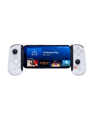 Backbone One Mobile Gaming Controller for iPhone PlayStation - White,Record