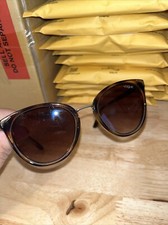 Vogue VJ2001 W65613 Sunglasses Youth Kids Girl's Dark Havana/Brown Gradient 45mm