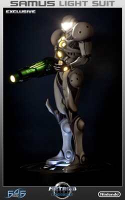 First 4 Figures F4F Metroid Prime 2 Samus Light Suit Exclusive