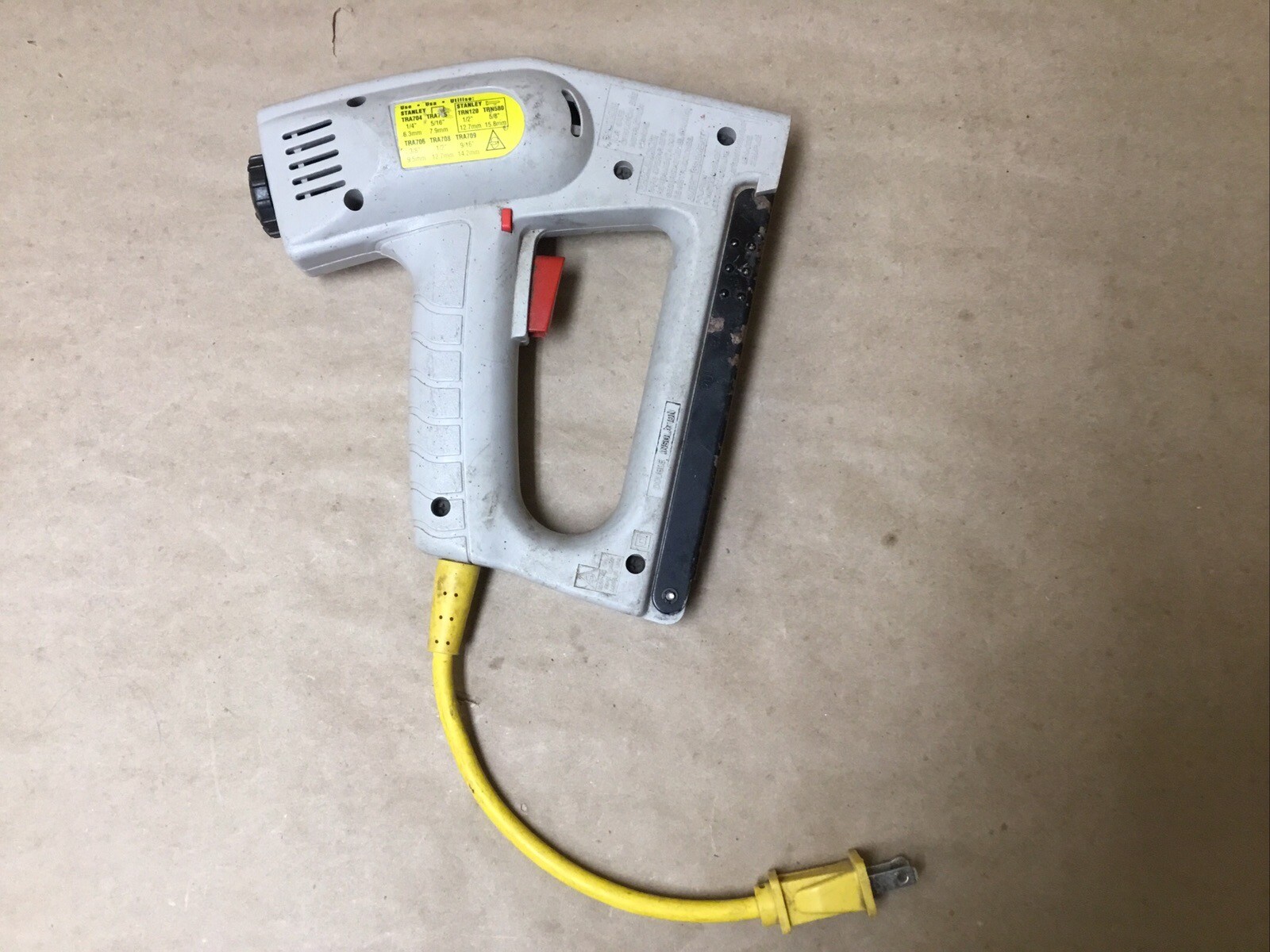 Stanley Electric Heavy Duty Sharpshooter TRE500 Stapler eBay