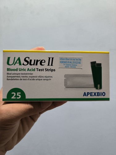 UASure II Uric Acid Meter Kit + Strips (100/75/50/25) Gout Test Tool - Picture 5 of 13