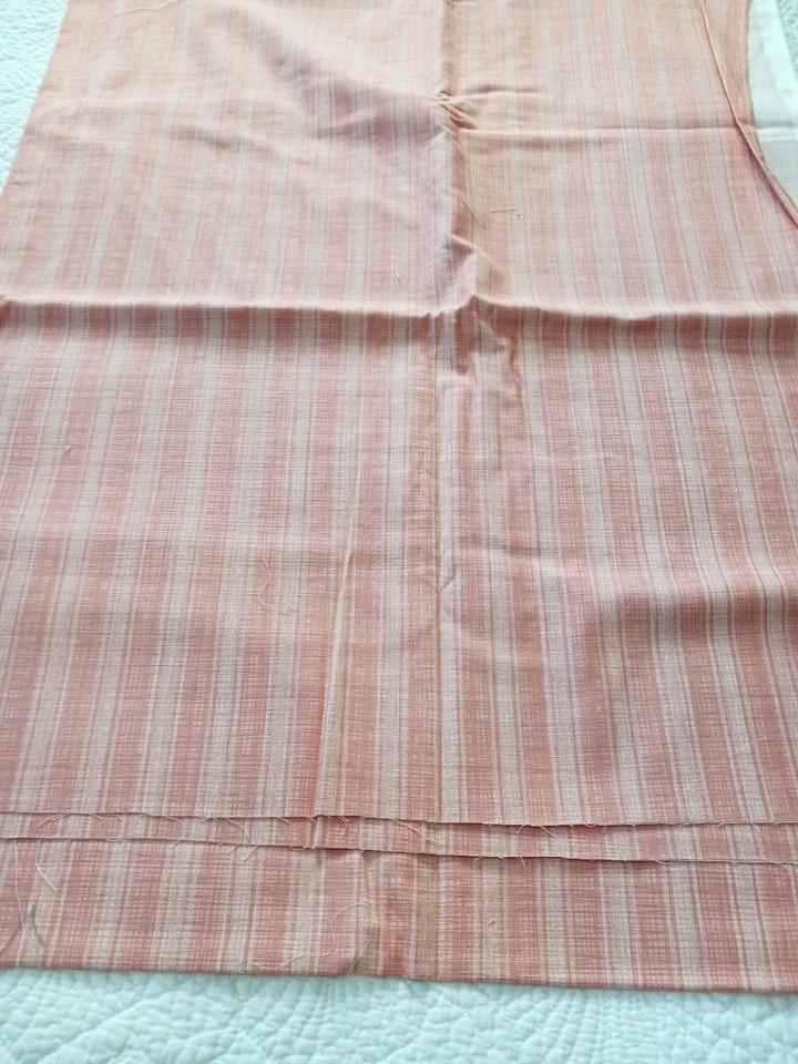 Stack Peach Cotton Fabric  5 Pcs Polka Dots Plaid Kate & Birdie Brother Sister D - Image 3 of 4