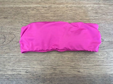 Victoria's Secret Pink SMALL Basic Strappy Back Bandeau Swim Suit Bikini Top