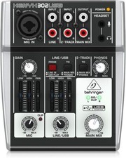 Behringer XENYX 302USB 5 Input Mixer