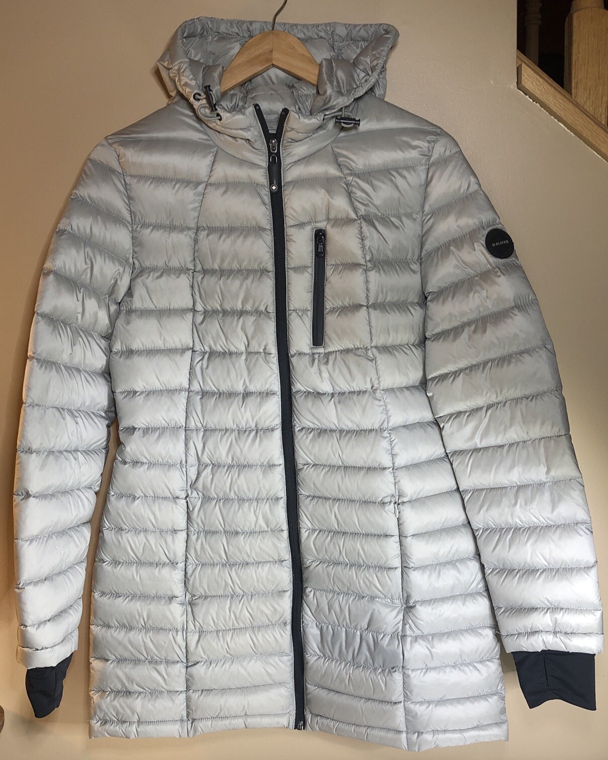 HALIFAX TRADERS Puffer Down JACKET Gray Women's S… - image 1