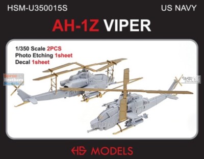 1/350 HS Models #350015 AH-1Z Viper 2pk 3D Printed